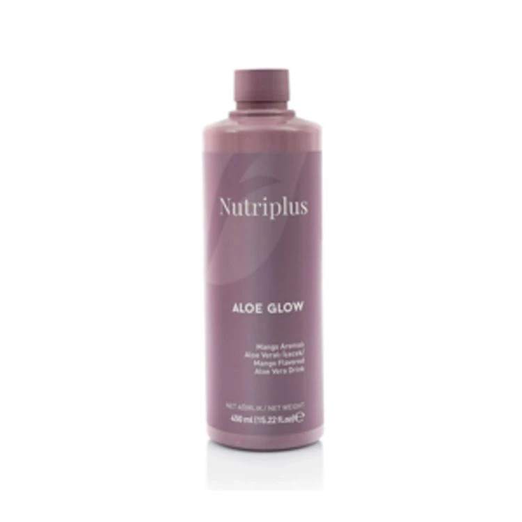 image of Дієтична добавка рослинний напій Алое з манго Nutriplus, 450 мл