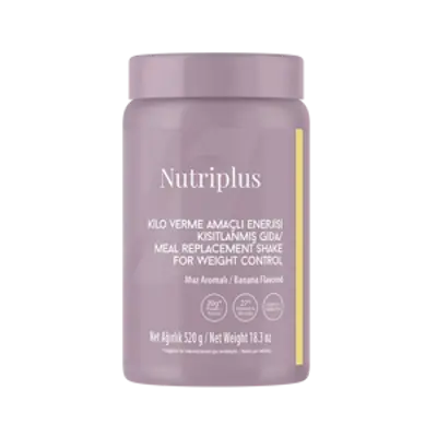 image of Дієтична добавка Коктейль для контролю ваги Nutriplus зі смаком банану, 520 г