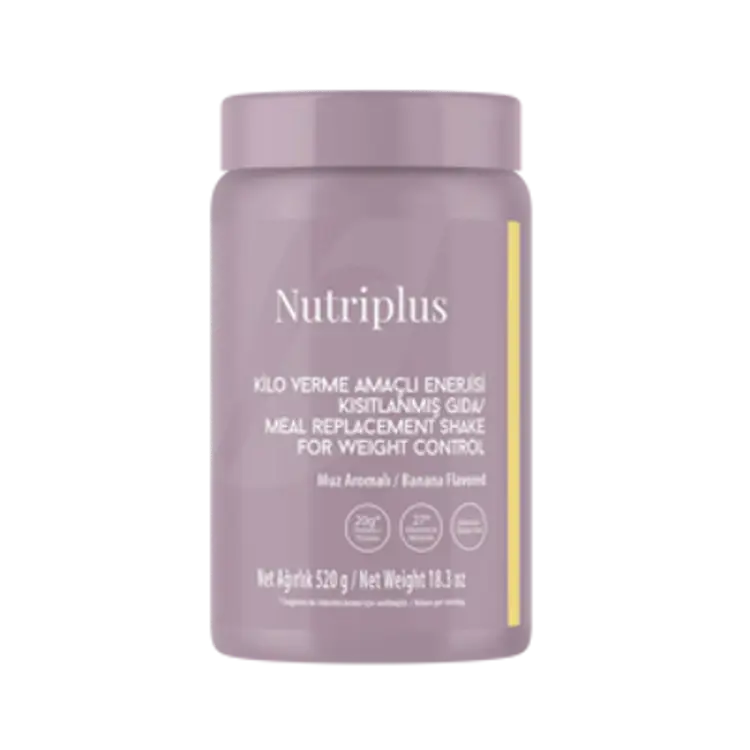 image of Дієтична добавка Коктейль для контролю ваги Nutriplus зі смаком банану, 520 г