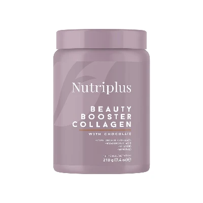 image of Дієтична добавка Колаген - підсилювач краси Nutriplus зі смаком шоколаду, 210 г