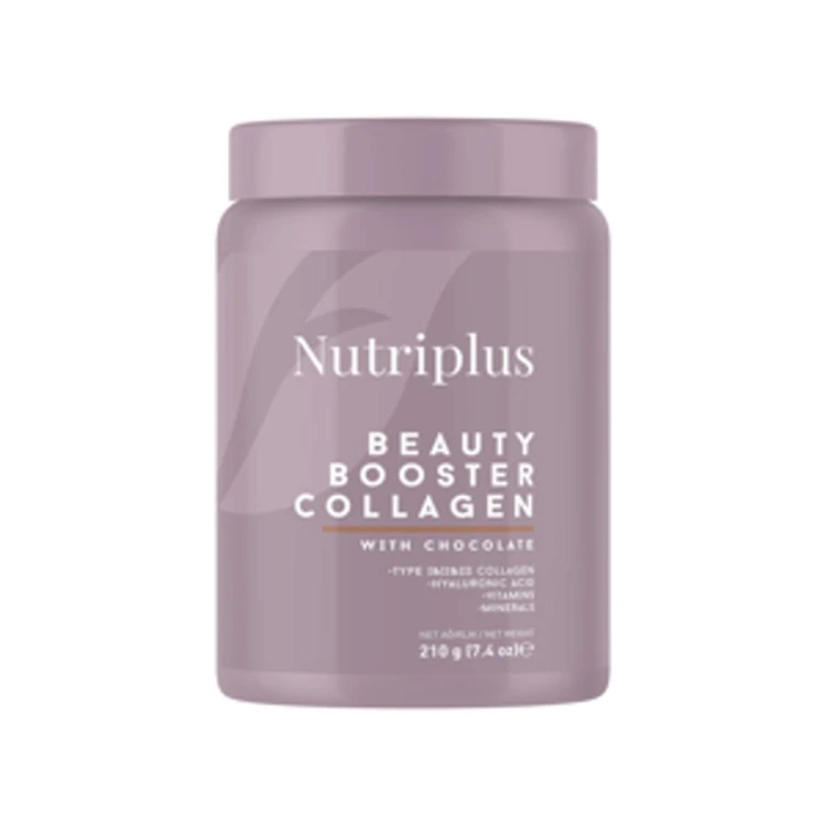 image of Дієтична добавка  Колаген - підсилювач краси Nutriplus зі смаком шоколаду, 210 г