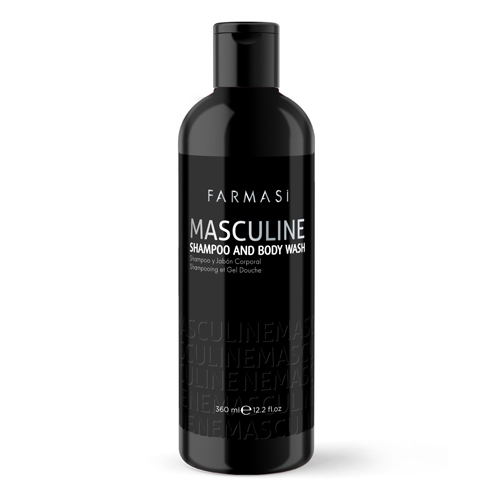 image of Чоловічий шампунь та гель для душу 2 в 1 Masculine, 360 мл