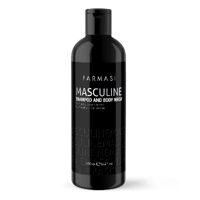 image of Чоловічий шампунь та гель для душу 2 в 1 Masculine, 360 мл