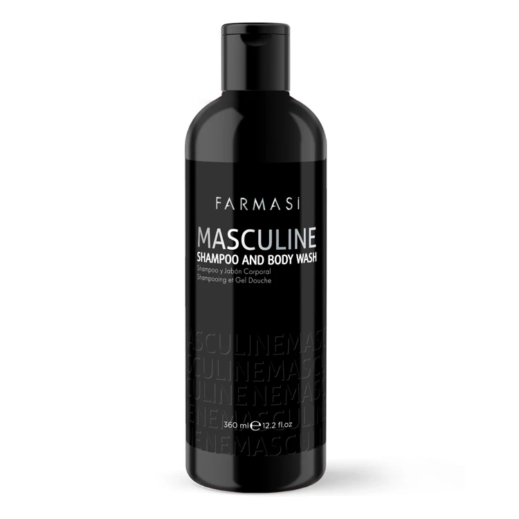 image of Чоловічий шампунь та гель для душу 2 в 1 Masculine, 360 мл