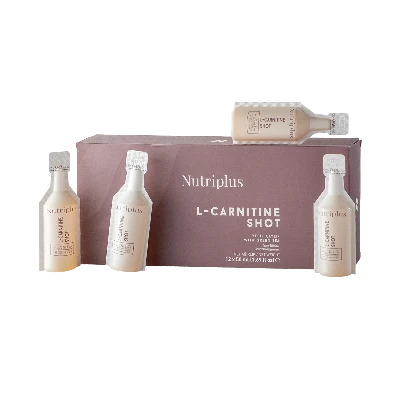 image of Дієтична добавка Напій L-карнітин з екстрактом зеленого чаю Nutriplus, 12 шт