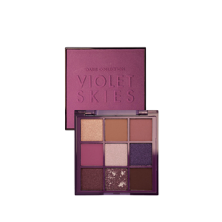 image of Палетка тіней Violet Skies Oasis Collection, 8,1 г