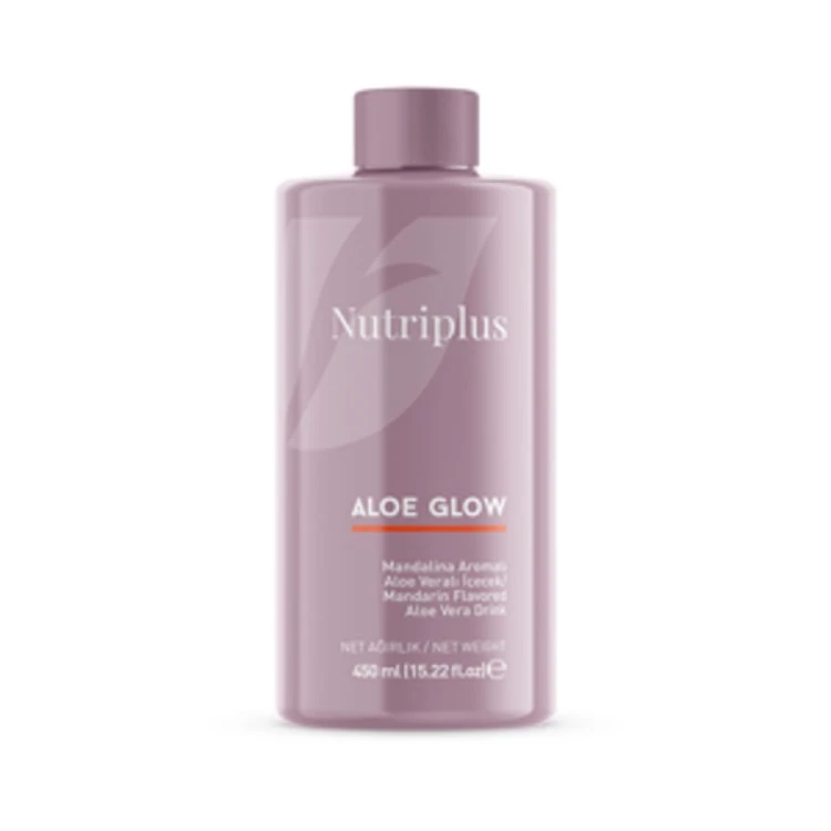 image of Дієтична добавка Рослинний напій Алое з мандарином Nutriplus, 450 мл