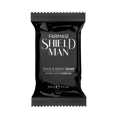 image of Чоловіче мило для обличчя та тіла Shield Man Amino Acid, 100 г