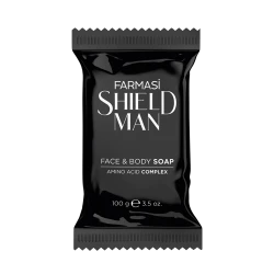 image of Чоловіче мило для обличчя та тіла Shield Man Amino Acid, 100 г