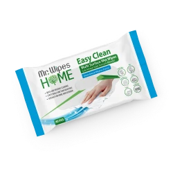 image of Вологі серветки для прибирання Mr. Wipes «Бриз океану», 40 шт