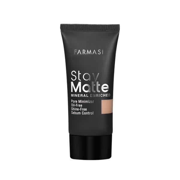 Матуючий тональний крем Stay Matte 01 Світлий - Farmasi