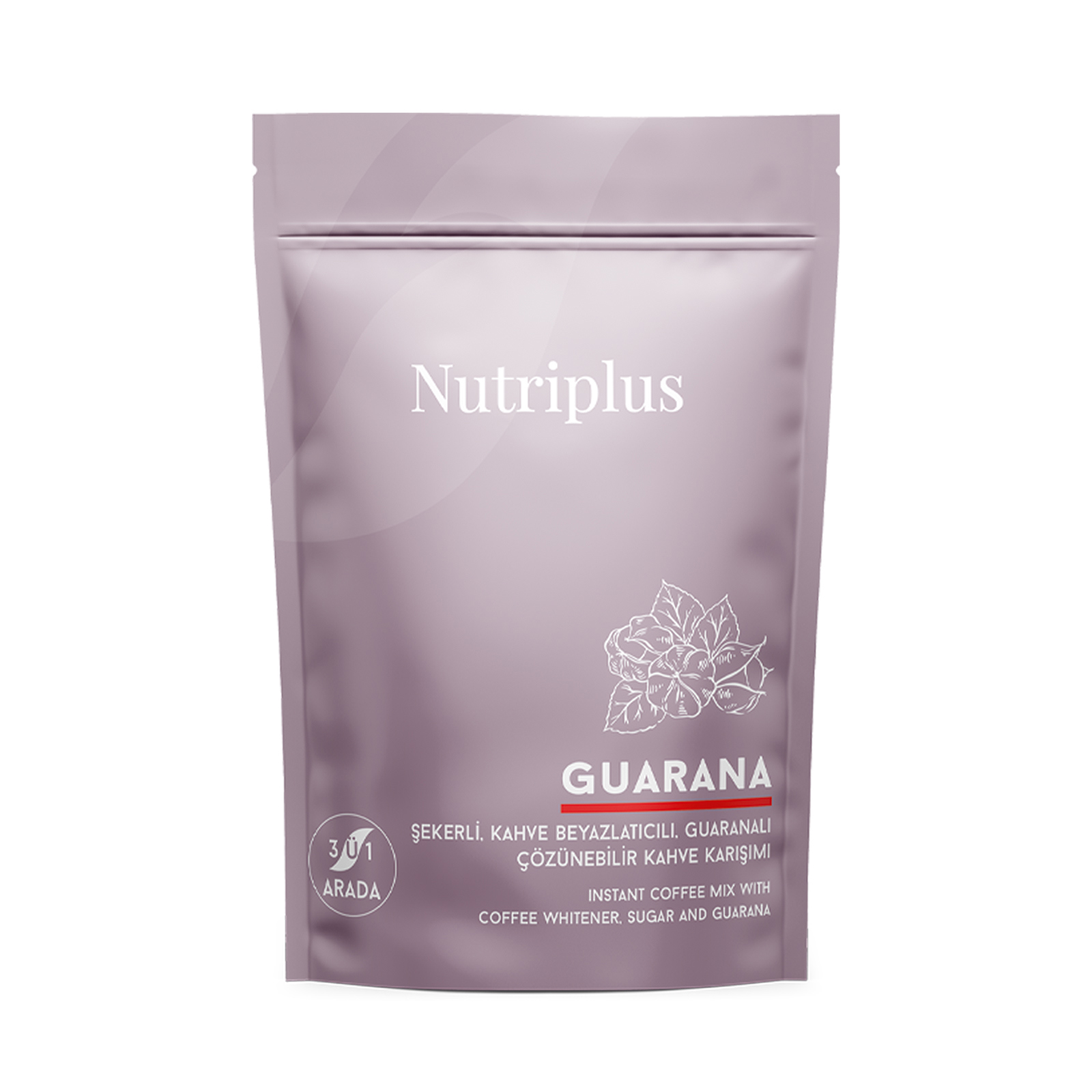 image of Кава з гуараною Nutriplus 3 в 1, 15 пакетиків по 17,6 г