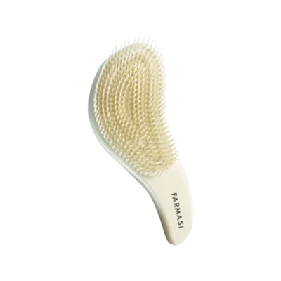 image of Щітка для розплутування волосся бежева