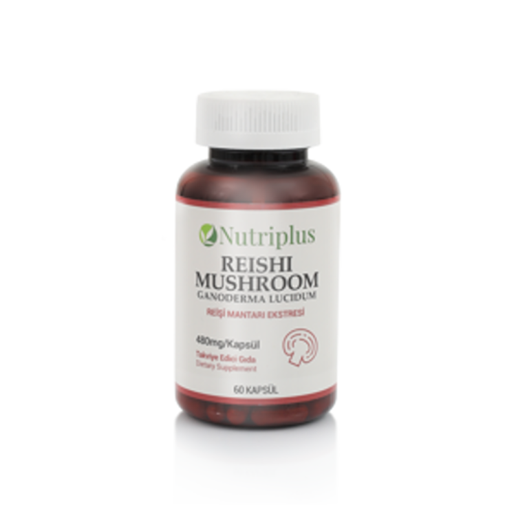 image of Дієтична добавка "Екстракт Грибу Рейші" Nutriplus, 60 капсул