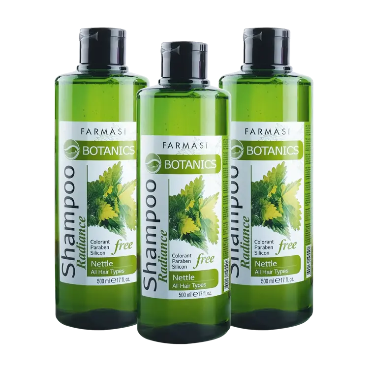image of 1+1=3 Шампунь Botanics з екстрактом кропиви, 500 мл