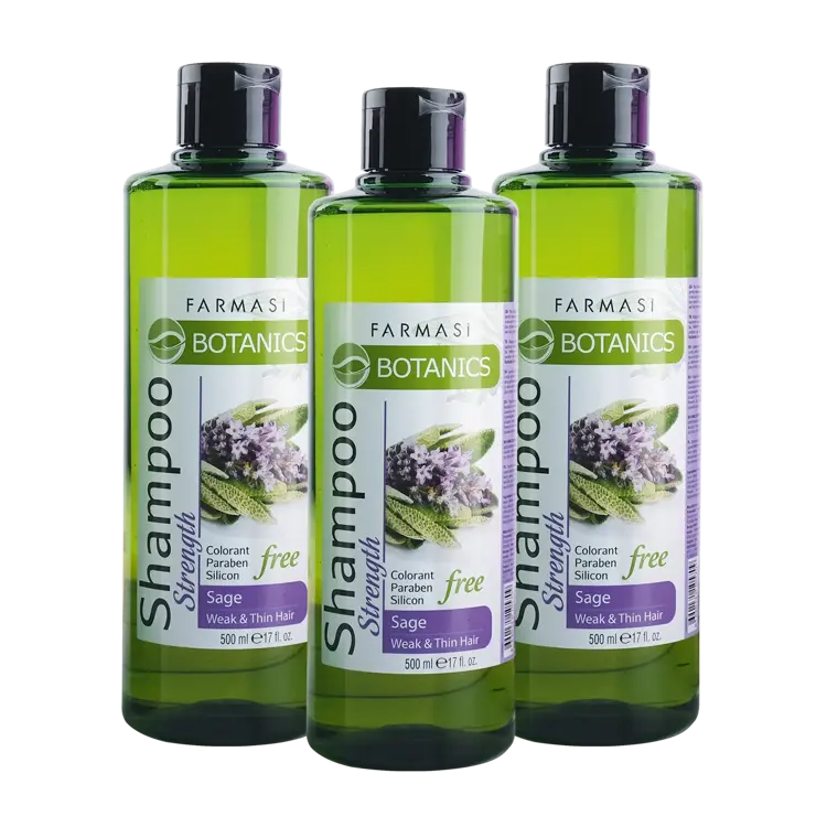 image of 1+1=3 Шампунь Botanics з екстрактом шавлії, 500 мл