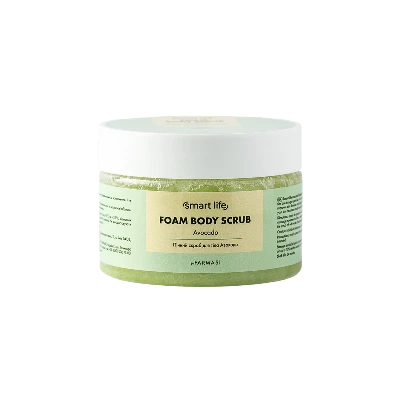 image of Скраб для тіла пінний Авокадо Smart Life, 250 г