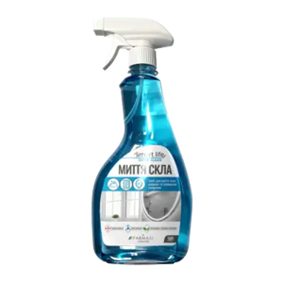image of Засіб для миття скла, дзеркал та глянцевих поверхонь Smart Life, 500 мл