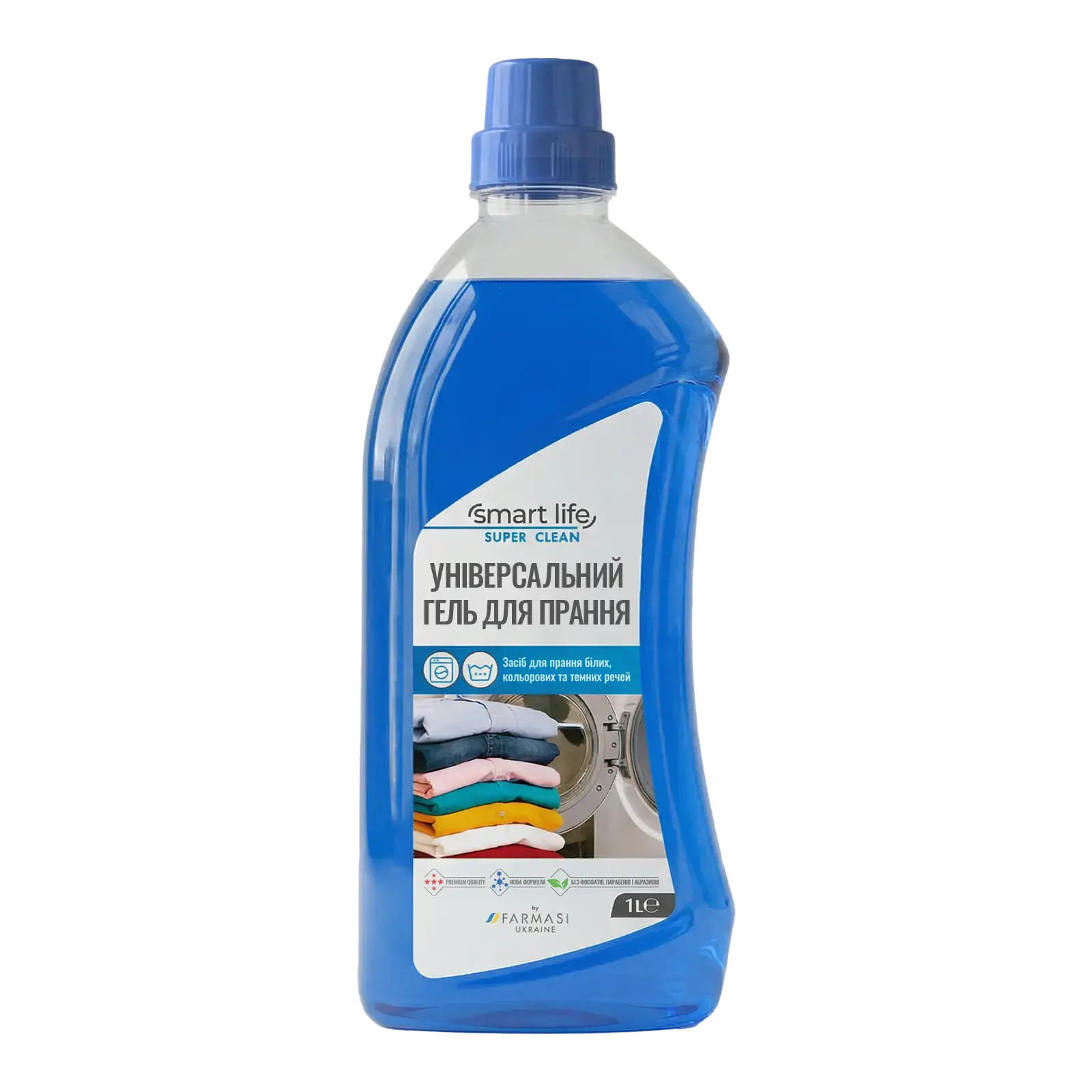 image of Універсальний гель для прання Smart Life, 1000 мл